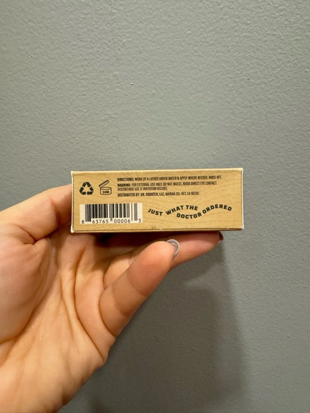 NWT Dr. Squatch Cool Fresh Aloe Mens Natural Soap